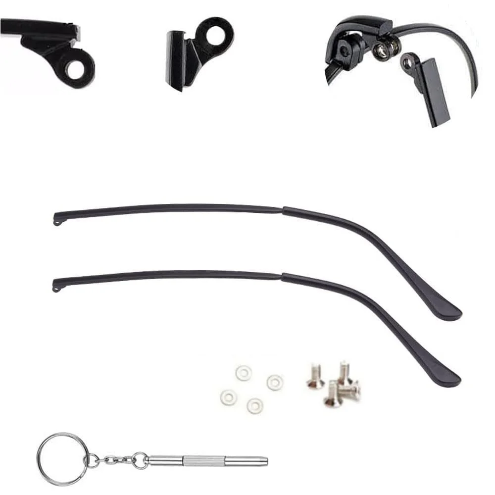 Metal Eyeglass Temple Arms - Durable Replacement Frame Parts for Glasses