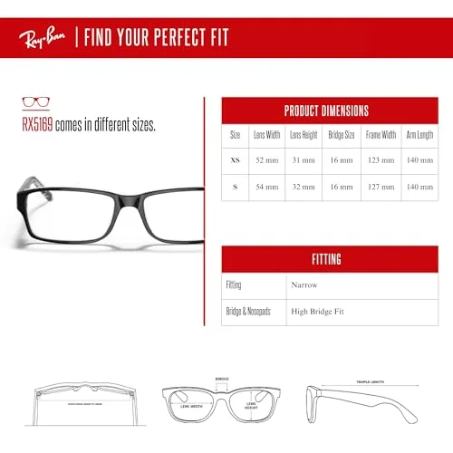 Ray-Ban RB7030 2034 Black Eyeglasses Sunglasses ARMS ONLY FOR PARTS 4